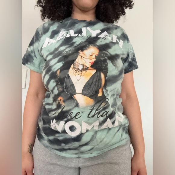Aaliyah Tie Dye Shortsleeve T-Shirt Medium - Picture 5 of 6